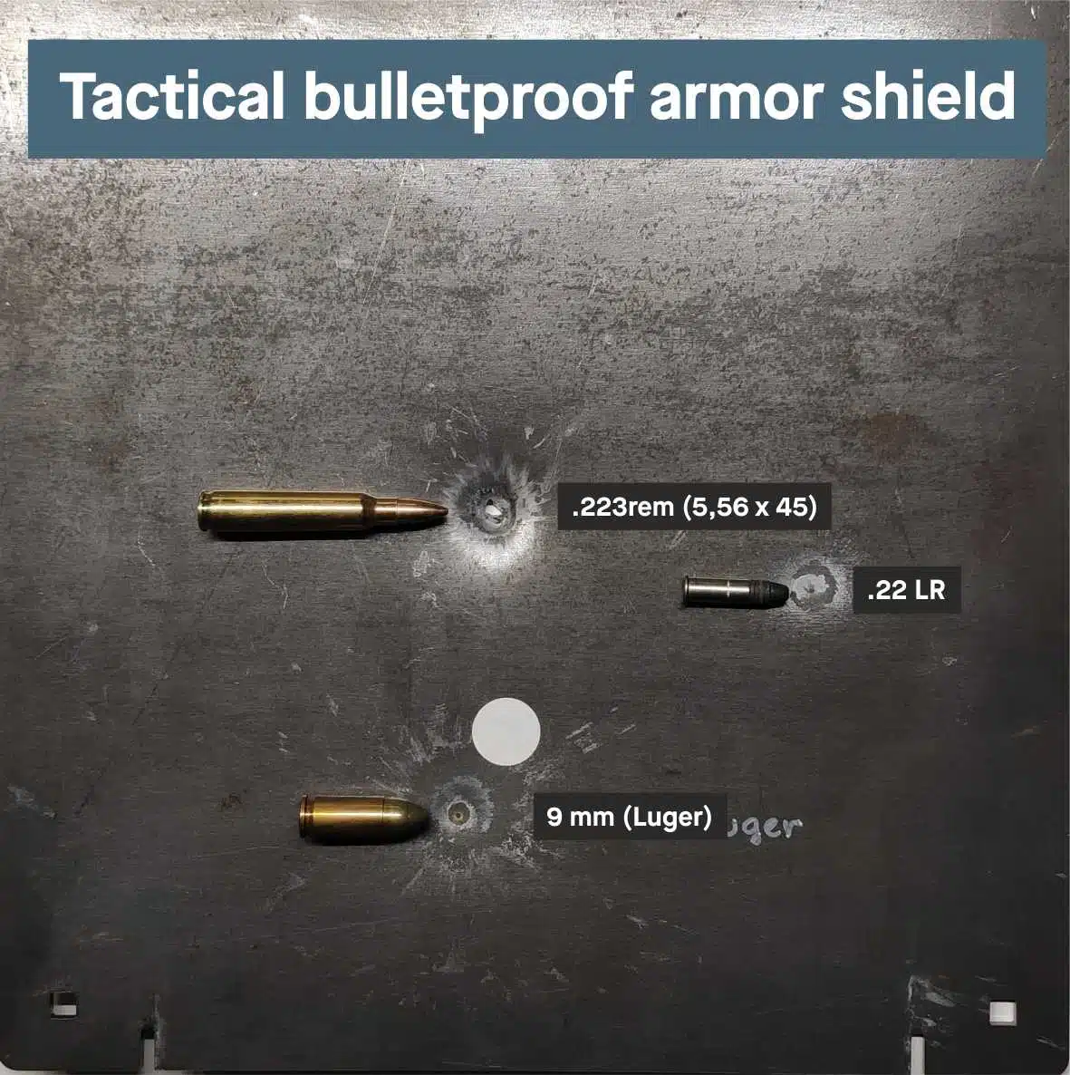 Neprůstřelný štít / střílna - T