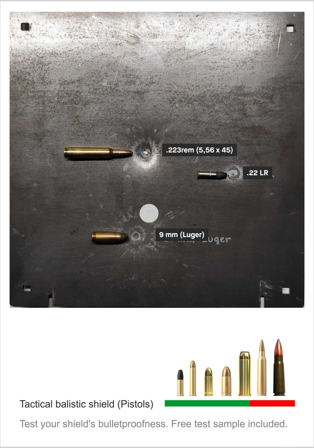 Balistický taktický štít