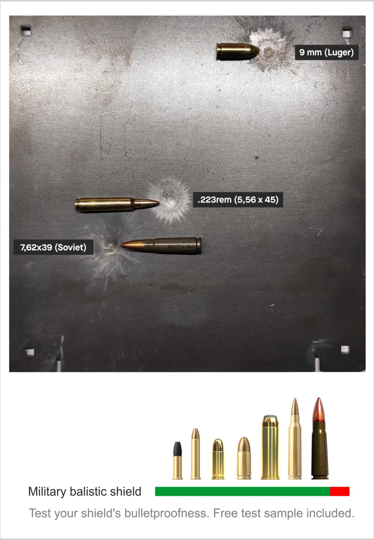 Balistický vojenský štít